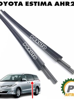 ยางรีดน้ำประตูเลื่อนนอก LH-RH TOYOTA ESTIMA(AHR20) ปี 2008-2014 (1ชุด=2 ชิ้น) แท้ศูนย์ / รูปจริง