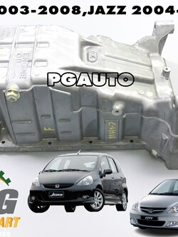 อ่างน้ำมันเครื่อง HONDA CITY ปี 2003-2008,JAZZ ปี 2004-2007 (1 ชิ้น) แท้ / รูปจริง