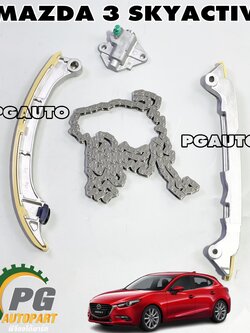 ชุดดันโซ่ราวลิ้น MAZDA 3 SKYACTIV ปี 2014-2018 (1ชุด =4 ชิ้น) แท้ศูนย์ / รูปจริง