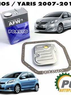 ชุดเปลี่ยนกรองเกียร์ TOYOTA VIOS,YARIS (NCP91-93) ปี 2007-2012 (1ชุด) / รูปจริง