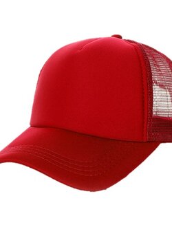 หมวกตาข่ายสีเเดง