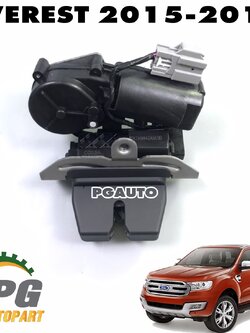 กลอนฝาท้าย(ฝาท้ายเปิด-ปิดไฟฟ้า) FORD EVEREST ปี 2015-2018 (1ชิ้น) แท้ / รูปจริง