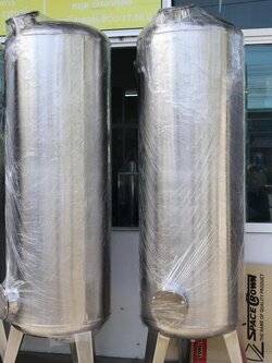 ถังกรองสแตนเลส16นิ้ว หนา3มม