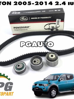 ชุดสายพานราวลิ้น+ลูกรอก MITSUBISHI TRITON 2.4 เบนซิน ปี 2005-2014 (1ชุด) GATES / รูปจริง