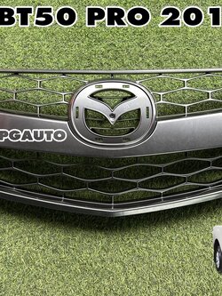 กระจังหน้ากากเทาดำ(ไม่มีตราหน้ากาก) MAZDA BT-50 PRO ปี 2012-2014 ( 1 ชิ้น) แท้ / รูปจริง