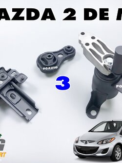 เซตประหยัด!!! ยางแท่นเครื่อง-แท่นเกียร์ MAZDA 2 ปี 2009-2012 1.5 L เกียร์ธรรมดา(MT) (1ชุด = 3 ตัว)