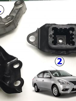 เซตสุดคุ้ม!!! ยางแท่นเครื่อง-แท่นเกียร์ รถยนต์นิสสันอัมเมร่า NISSAN ALMERA เครื่อง 1.2 L เกียร์ออโต้ (AT) (1ชุด = 3 ตัว) / ENGINE MOUNT อะไหล่นิสสัน,อะไหล่นิสสัน อัลเมร่า,อะไหล่นิสสัน มาร์ช