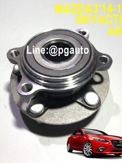 ดุมล้อหน้า(ลูกปืนล้อหน้า) มาสด้า 3 สกายแอคทีฟ MAZDA 3 SKYACTIV BM ปี 2014 -2018 (1ตัว) (รับประกัน 6 เดือน) / WHELL HUB BEARING