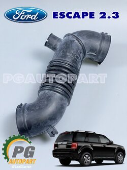 ท่ออากาศ FORD ESCAPE ปี 2004 ขึ้นไป เครื่อง 2.3 L AT (1ชิ้น) แท้ / รูปจริง