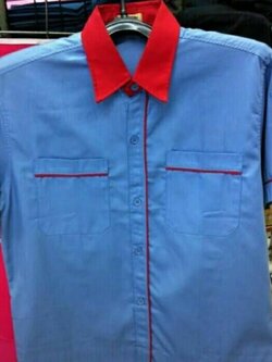 เส้อช็อปเเขนสั้นสีพื้น