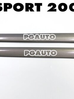 คิ้วกันกระแทกประตูหน้า LH-RH (สีน้ำตาล) (รุ่น 4 ประตู ) MITSUBISHI PAJERO SPORT ปี 2008-2014 (1 ชุด) แท้ / รูปจริง