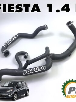 ชุดเปลี่ยนท่อยางหม้อน้ำบน&ล่าง FORD FIESTA เครื่อง 1.4 L (1 ชุด = 2 ชิ้น) รูปจริง