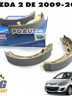 ก้ามเบรคหลัง MAZDA 2 DE ปี 2009-2013 1.5 L (1 ชุด = 4 ล้อ) BENDIX / รูปจริง