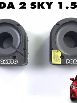 ยางกันโครงหน้า MAZDA 2 SKYACTIV ปี 2014-2018 1.5 ดีเซล (1 คู่) แท้ / รูปจริง