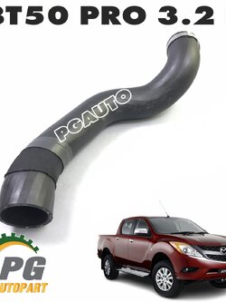 ท่ออินเตอร์คูลเลอร์ข้าง LH MAZDA BT50 PRO ปี 2011-2015 เครื่อง 3.2 L (1ชิ้น) แท้ / รูปจริง
