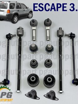 เซตประหยัด!!! ชุดช่วงล่างหน้า ฟอร์ดเอสเคป FORD ESCAPE ปี 2004-2010 เครื่อง 3.0 V6 (6 สูบ) (1 ชุด = 14 ชิ้น)