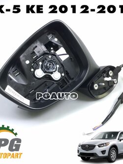 เสื้อกระจกมองข้าง+มอเตอร์ LH MAZDA CX-5 KE ปี 2012-2016 (1 ชิ้น) แท้ / รูปจริง