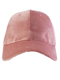 หมวกกำมะหยี่สีชมพูเข้ม