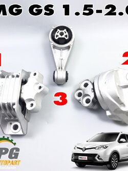 [PRE-ORDER] เซตสุดคุ้ม!!! ยางแท่นเครื่อง-แท่นเกียร์ เอ็มจี จีเอส 1.5-2.0 L / MG GS 1.5-2.0 L (1 ชุด = 3 ชิ้น)