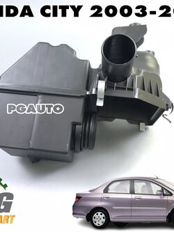 ฝาปิดหม้อกรองอากาศ(ชิ้นล่าง) HONDA CITY ปี 2003-2007 (1 ชิ้น) แท้ / รูปจริง