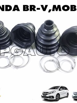 ชุดยางหุ้มเพลาขับนอก-ใน HONDA BR-V ปี 2016-2020,MOBILIO ปี 2016 ขึ้นไป (1 ชุด = 4 ชิ้น) เทียบ / รูปจริง