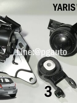 เซตประหยัด!!! ยางแท่นเครื่อง-แท่นเกียร์ โตโยต้ายาริส TOYOTA YARIS (NCP91) ปี 2006-2010 เกียร์ออโต้(AT) (1ชุด = 3ตัว) / ENGINE MOUNT (รูปจริง) อะไหล่วีออสราคาถูก,อะไหล่ YARIS