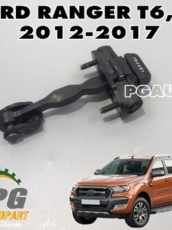 กันเลยประตูหลัง LH-RH FORD RANGER T6,T7 ปี 2012-2017 (1ชิ้น) แท้ / รูปจริง
