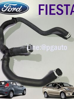 ท่อยางกระป๋องพักน้ำ ฟอร์ดเฟียสต้า FORD FIESTA เครื่อง 1.4 / 1.5 / 1.6 L (1เส้น) รูปจริง