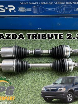 เพลาขับหน้า LH/RH MAZDA TRIBUTE 2.3 L ปี 2004-2010 (1ชุด = 2 เส้น) GSP / รูปจริง