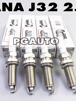 หัวเทียน NISSAN TEANA J32 2.0 L MR20 ปี 2009-2013 (1ชุด = 4 หัว) แท้ / รูปจริง