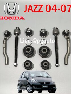 เซตช่วงล่าง-หน้า ฮอนด้าแจ๊ส HONDA JAZZ GD ปี 2004-2007 (1 ชุด = 10 ชิ้น) / รูปจริง