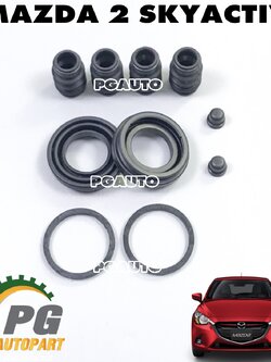 ชุดซ่อมคาลิปเปอร์เบรคหลัง(ดิสเบรค) LH/RH MAZDA 2 SKYACTIV ปี 2014-2018 (1 ชุด) แท้ / รูปจริง