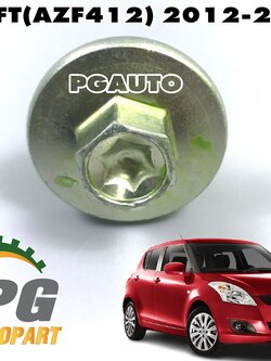 สกรูยึดมูเล่ยหน้าเครื่อง SUZUKI SWIFT(AZF412) 1.2 L ปี 2012-2017(1 ชิ้น) แท้ / รูปจริง