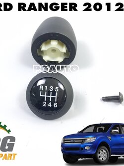 ชุดฝาปิด+หัวคันเข้าเกียร์+สกรูหัวคันเข้าเกียร์ FORD RANGER T6 (MT) ปี 2012 (1ชุด=3 ชิ้น) แท้ / รูปจริง