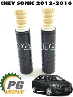 ยางกันฝุ่น+กันกระแทกโช๊คอัพหลัง LH-RH CHEVROLET SONIC ปี 2012-2016 (1 คู่) แท้ / รูปจริง