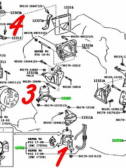 **พรีออเดอร์ 120 วัน**เซตสุดคุ้ม!!! ยางแท่นเครื่อง-แท่นเกียร์ โตโยต้า LEXUS RX300,RX330,RX350 ปี 2003-2006 3.0 V6 1MZ MCU35R-AWAGKW (1 ชุด = 5 ชิ้น)