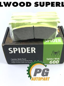 ผ้าเบรคหน้า WILWOOD SUPERLITE (1 ชุด) GOOGAI SPIDER / รูปจริง
