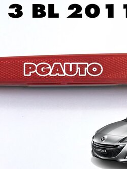 ทับทิมกันชนหลัง LH MAZDA 3 BL ปี 2011-2013 (1 ชิ้น) แท้ / รูปจริง