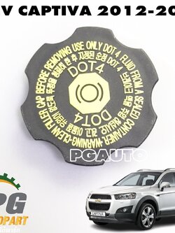 ฝาปิดกระป๋องน้ำมันเบรค CHEVROLET CAPTIVA ปี 2012-2017 (1ชิ้น) แท้ / รูปจริง