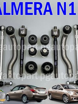 เซตช่วงล่าง-หน้า นิสสันอัลเมร่า 2012 NISSAN ALMERA 1.2 / อัลเมร่า 1.2 (1 ชุด = 12 ชิ้น) / รูปจริง