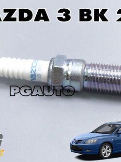 หัวเทียน MAZDA 3 BK ปี 2004-2010 (1หัว) แท้ / รูปจริง