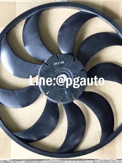 ใบพัดลมมอเตอร์พัดลมหม้อน้ำ 9 แฉก นิสสันซิลฟี่ NISSAN SYLPHY 1.6 L (1 ชิ้น) แท้ / รูปจริง