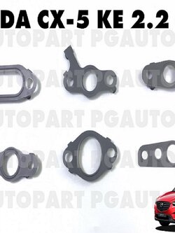 ชุดประเก็นเทอร์โบ MAZDA CX-5 KE 2.2 ดีเซล ปี 2012-2016 (1ชุด = 6 ตัว) แท้ /รูปจริง