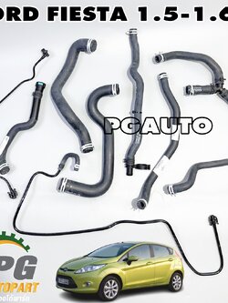 ชุดท่อยางทั้งระบบ FORD FIESTA เครื่อง 1.5 / 1.6 L (1 ชุด = 8 ชิ้น) แท้ / รูปจริง