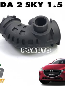 ท่อยางอากาศเทอร์โบ MAZDA 2 SKYACTIV เครื่อง 1.5 L(ดีเซล) ปี 2014-2018 (1ชิ้น) แท้ศูนย์ / รูปจริง