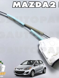 กลอนประตูหน้าขวา RH MAZDA 2 DE ปี 2009-2012(1ชิ้น) แท้/รูปจริง