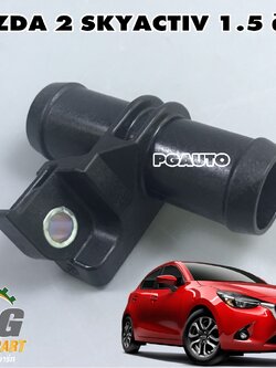 แป๊ปรางน้ำ(ช่องทางเดินน้ำ) MAZDA2 SKYACTIV 1.5 ดีเซล(1ชิ้น) แท้ / รูปจริง