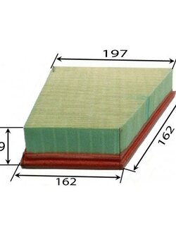 เซตประหยัด!!! ไส้กรองอากาศ +กรองแอร์ ฟอร์ดเฟียสต้า FORD FIESTA เครื่อง 1.4 / 1.5 / 1.6 L ( 1 ชุด = 2 ชิ้น ) / รูปจริง