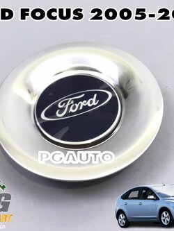 ฝาครอบล้อ(พร้อมโลโก้) FORD FOCUS ปี 2005-2008 ล้อขนาด 16 (1ชิ้น) แท้ / รูปจริง