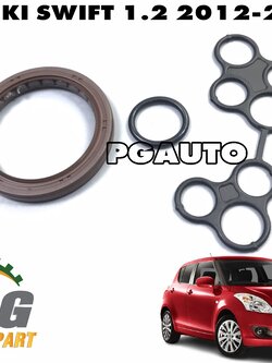 ชุดซีลปั๊มน้ำมันเครื่อง+หน้าเครื่อง SUZUKI SWIFT(AZF412) 1.2 L ปี 2012-2017(1 ชุด = 3 ชิ้น ) แท้ / รูปจริง